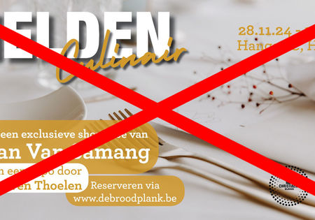 Helden Culinair is geannuleerd - we werken aan een nieuw concept