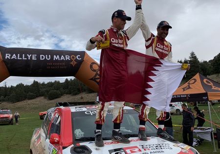 Nasser Al-Attiyah eindwinnaar rally van Marokko