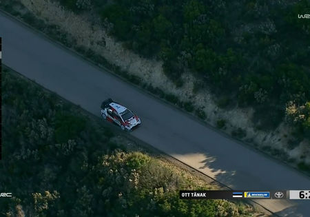 Rally Corsica: Tänak rijdt lek en verliest leiding aan Evans. Neuville schuift op naar tweede plaats.