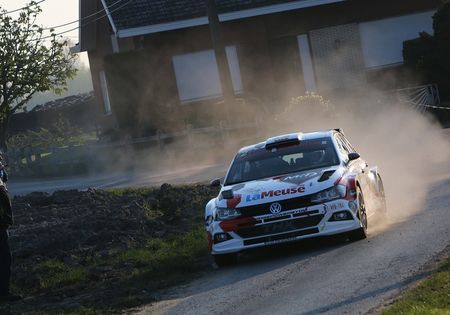 Cédric Cherain leidt in rally van Wallonië