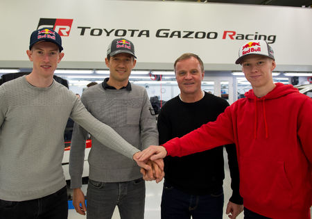 Ogier, Evans en Rovanperä rijden voor Toyota in 2020