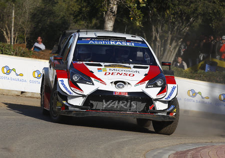 Kris Meeke is de snelste tijdens de shakedown