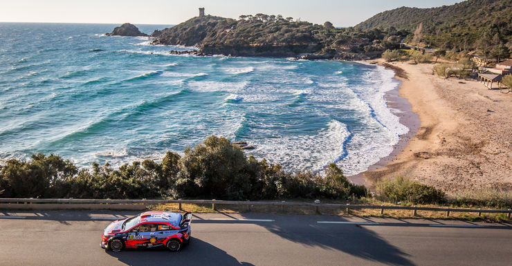 Rally Corsica: Tänak leidt in Corsica. Neuville is derde.