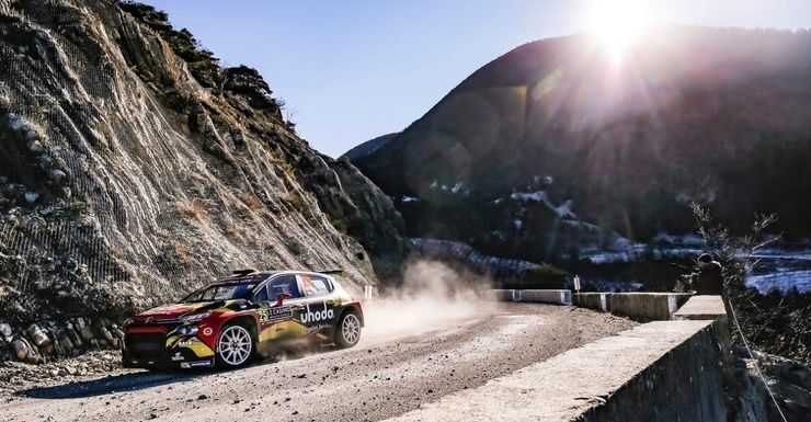 Monte Carlo: De Mevius op het podium in WRC2