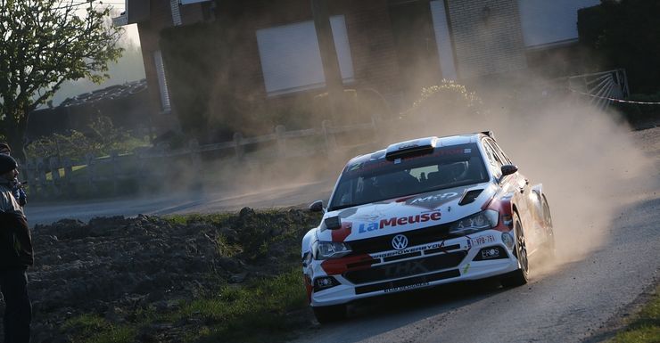 Cédric Cherain leidt in rally van Wallonië